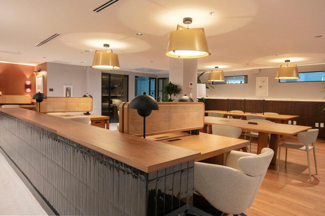 A view of work space at The Moore building to open to public in Design District on Monday September 30th., 2024.