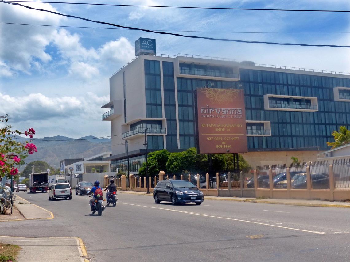 In New Kingston, Jamaica, the budding tourist zone is preparing to welcome a new solar-powered AC Marriott next door to a two-year-old BMW showroom, and not far from a Porsche dealership.