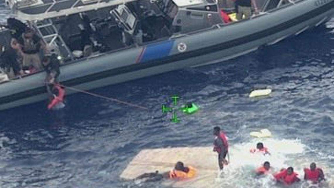 An illegal voyage carrying undocumented immigrants near Puerto Rico overturned on May 12, 2022