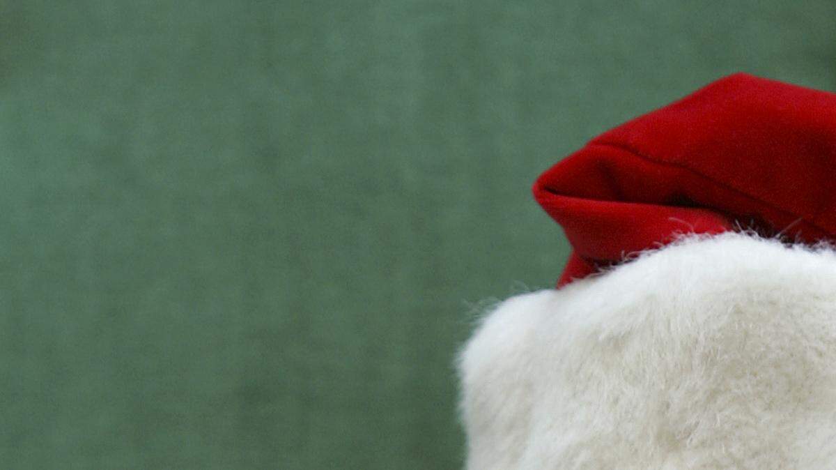 Sanford, Fla., resident Bruce Heinemann is dressed as Santa.