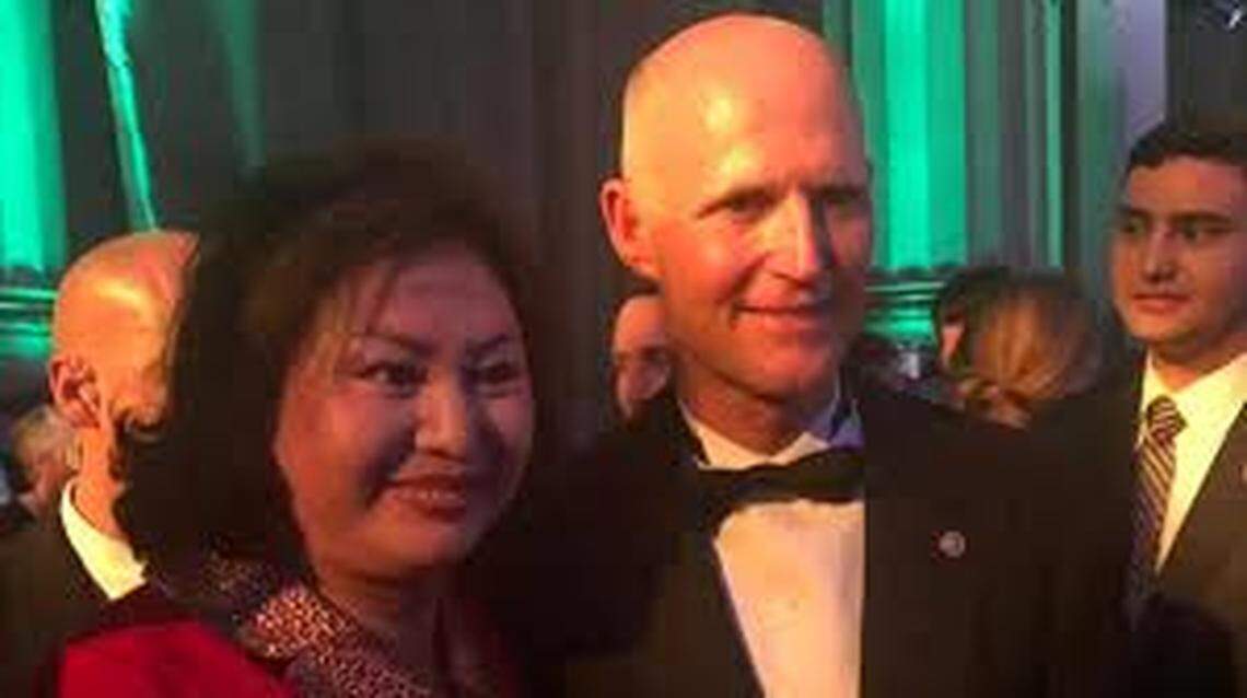 Li ‘Cindy’ Yang attended Sen. Rick Scott’s Sunshine Ball in Washington, D.C..