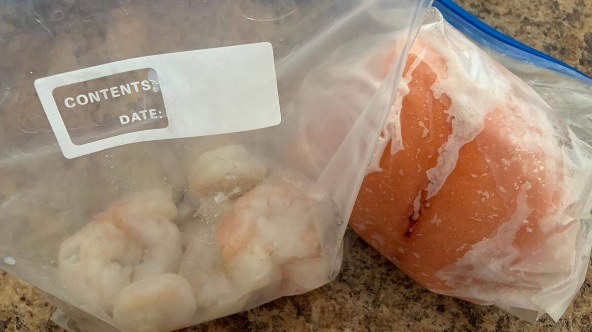 Seafood stock photo
