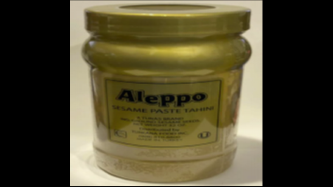 Salmonella causes a tahini recall in Florida, North Carolina, California, 19 total states