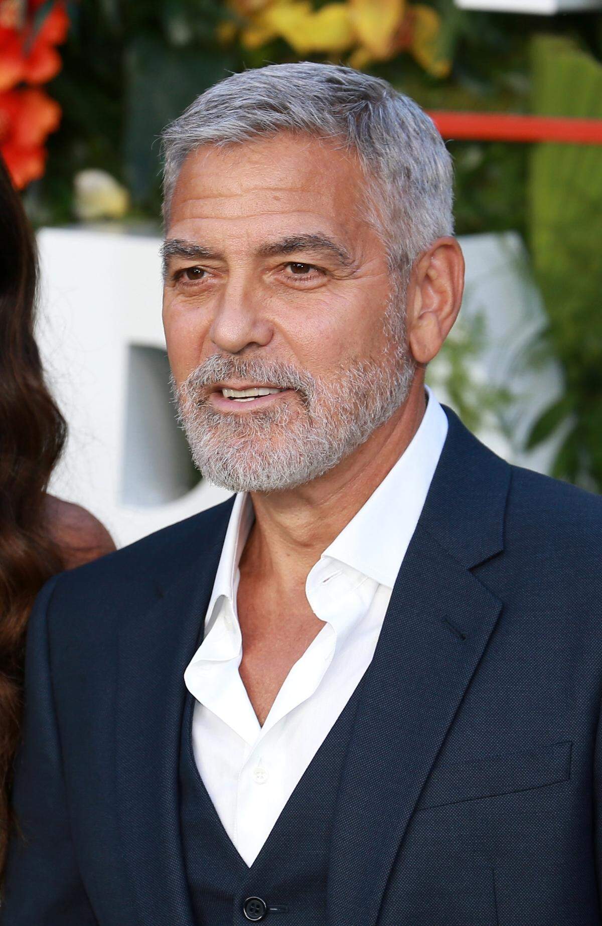 George Clooney jokes he’s putting his wife in the back row of his show.