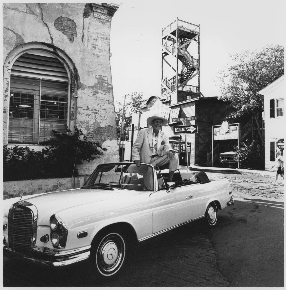 David Wolkowsky in Key West in photo taken for L’Uomo Vogue in 1994.