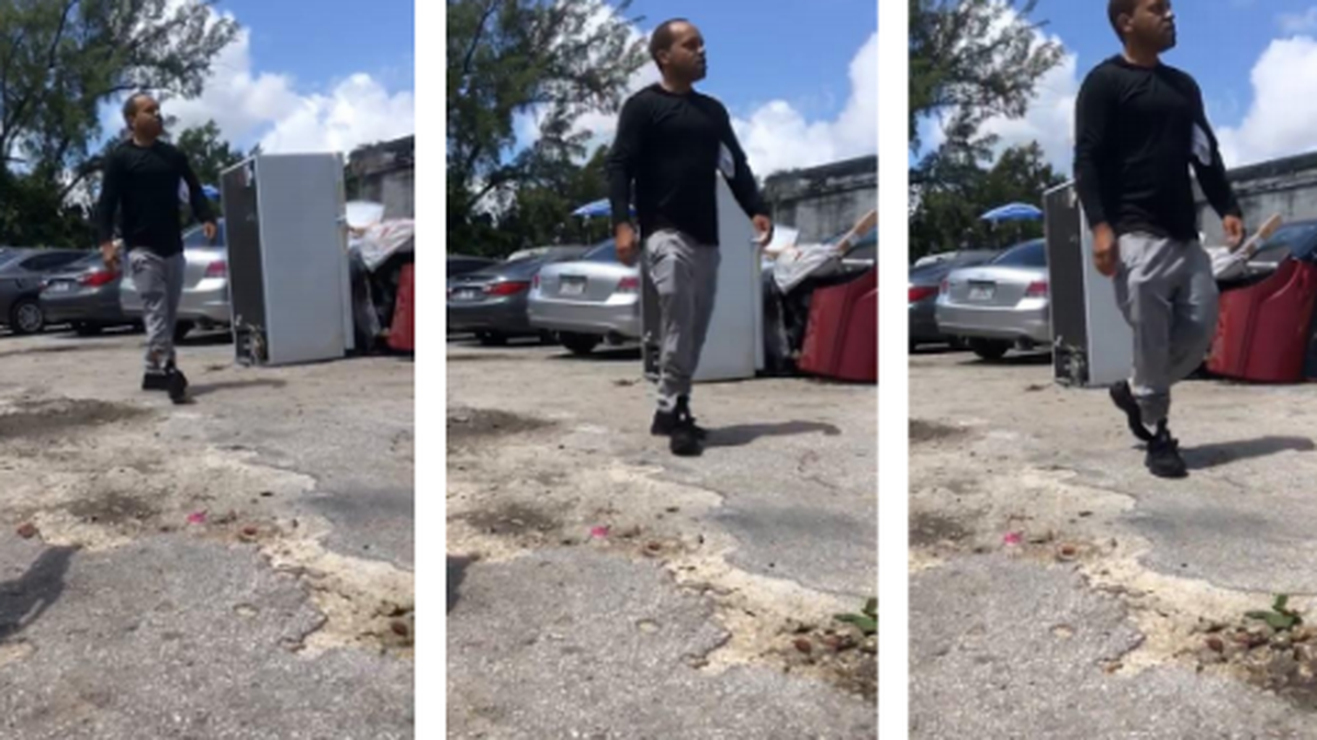 Miami police are looking for a man they say pulled a gun on a body shop worker in Model City because he was unhappy with the services being done. There is a possible $1,000 reward for tips that lead to an arrest. 