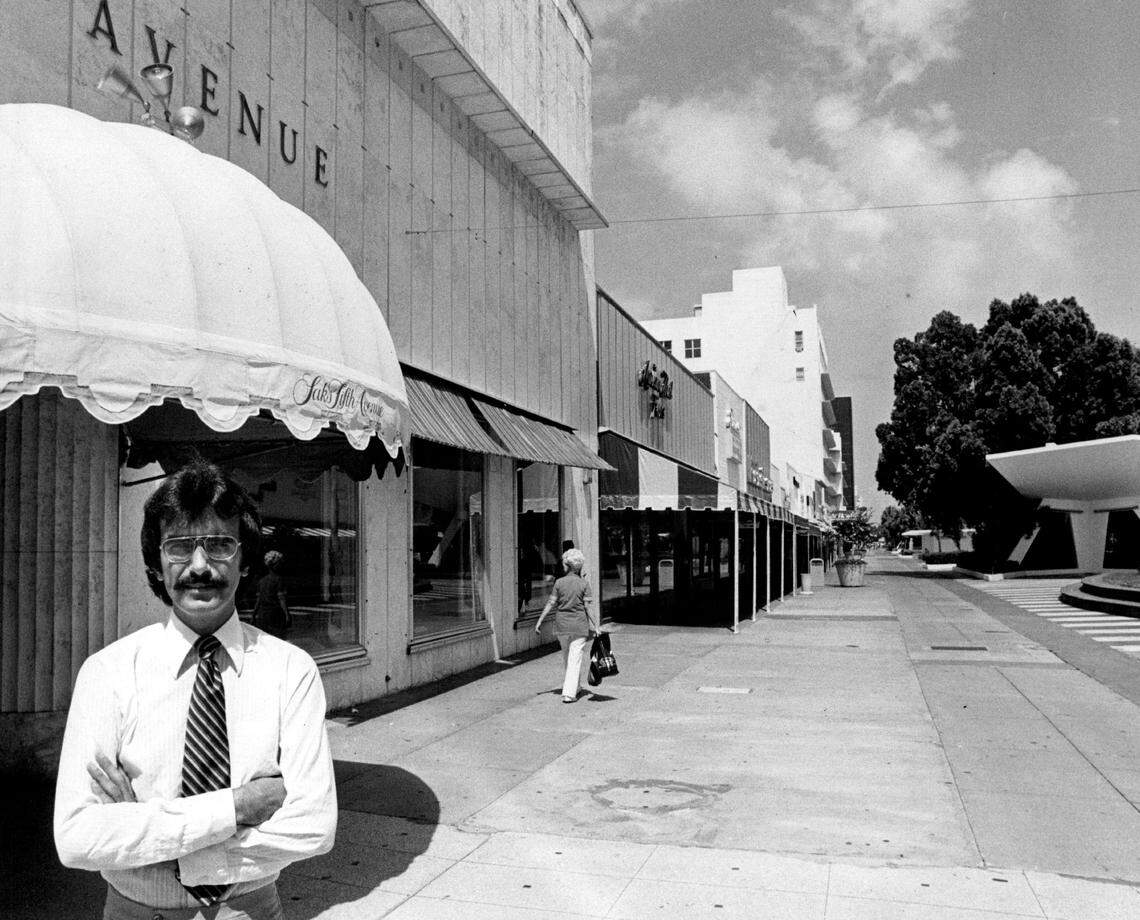 Rick Seminara, the manager or Saks on Lincoln Road in South Beach in the 1970s.