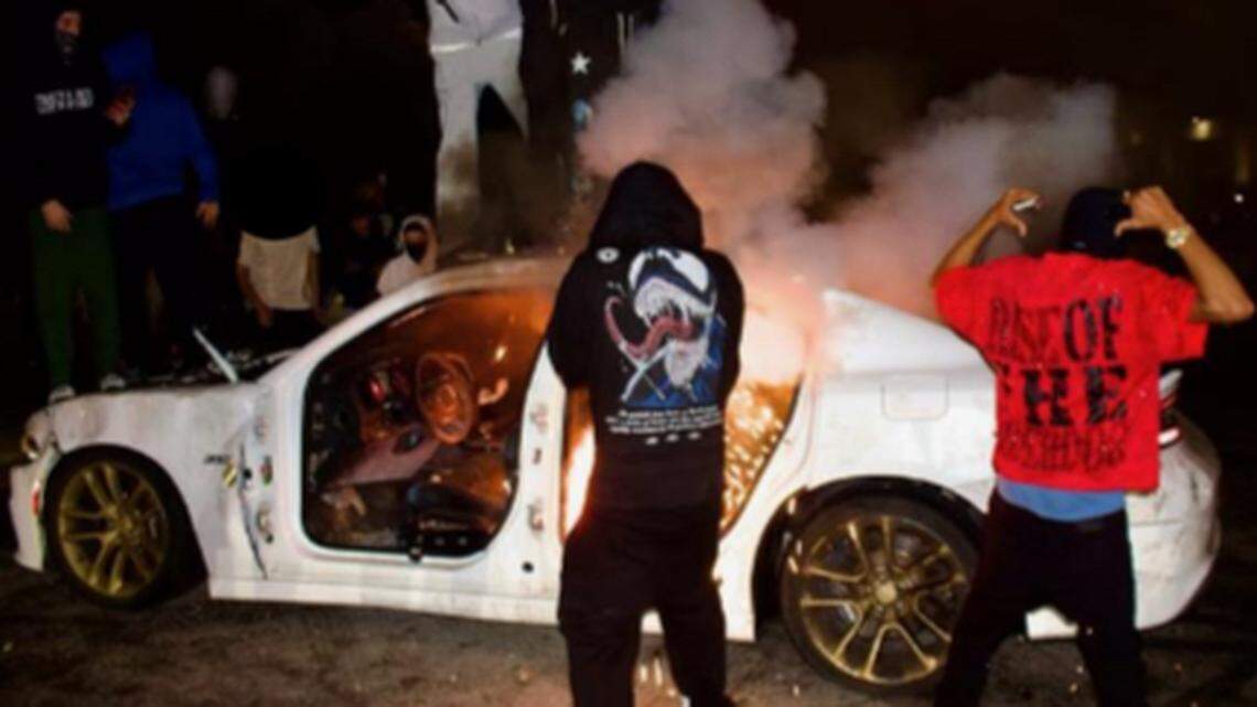 The Miami-Dade Sheriff’s Office is seeking the public’s help in identifying an unknown man, seen here, who set a car on fire on Sunday, Dec. 28, 2025. The Miami-Dade Sheriff’s Office is seeking the public’s help in identifying an unknown man, seen here, who set a car on fire on Sunday, Dec. 28, 2025.