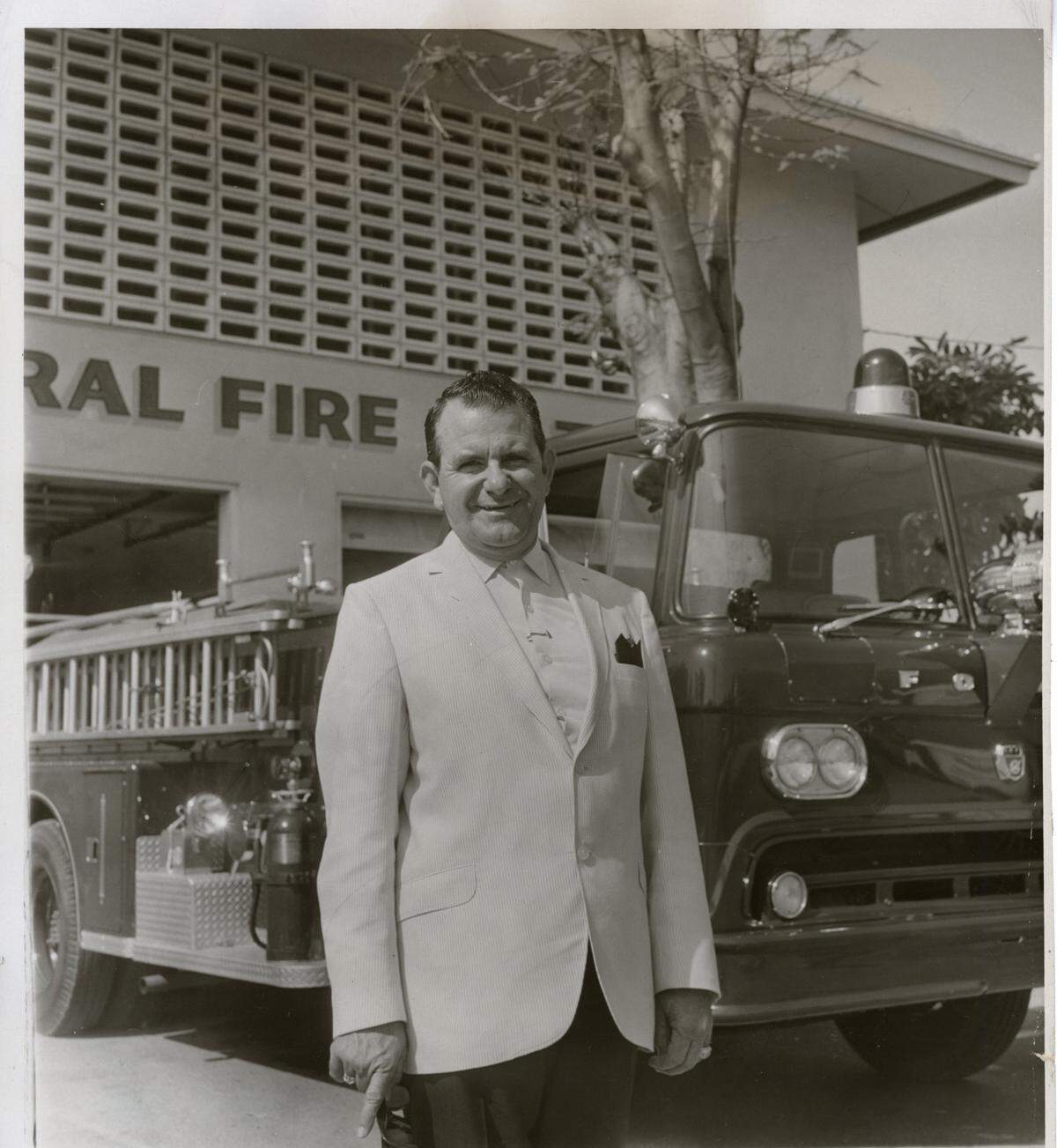 Former Key West Fire Chief Joseph Farto. He was born in a house behind old Fire Station No. 1.