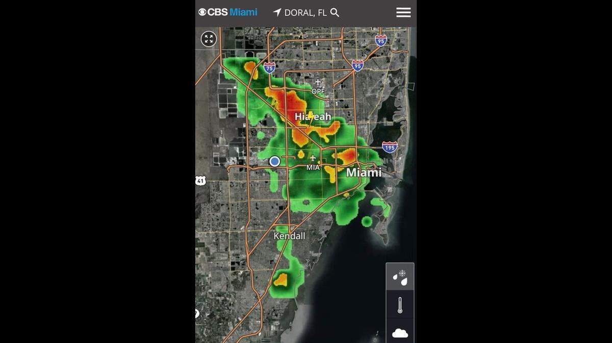 Tuesday radar for South Florida.