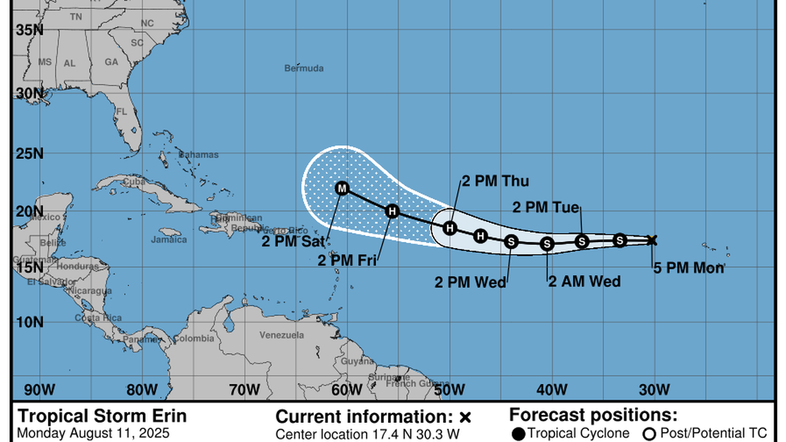Tropical Storm Erin forms in the Atlantic. It’s worth watching