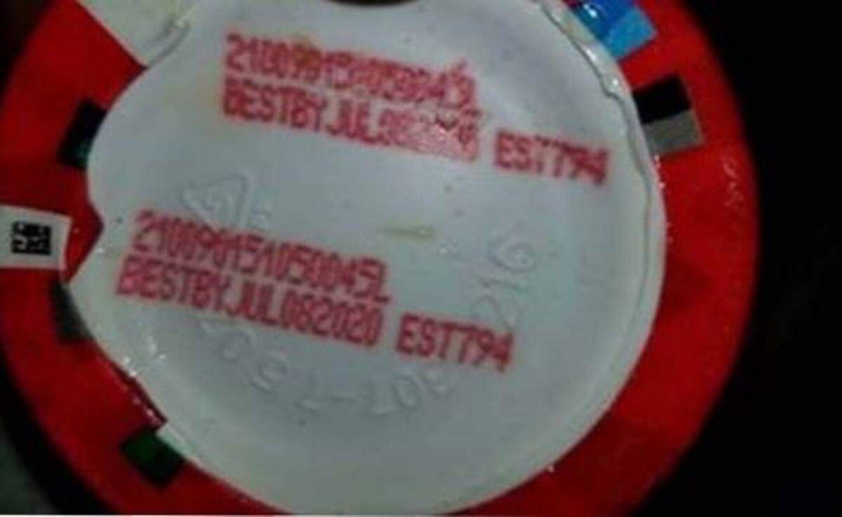 Codes on the bowl bottom