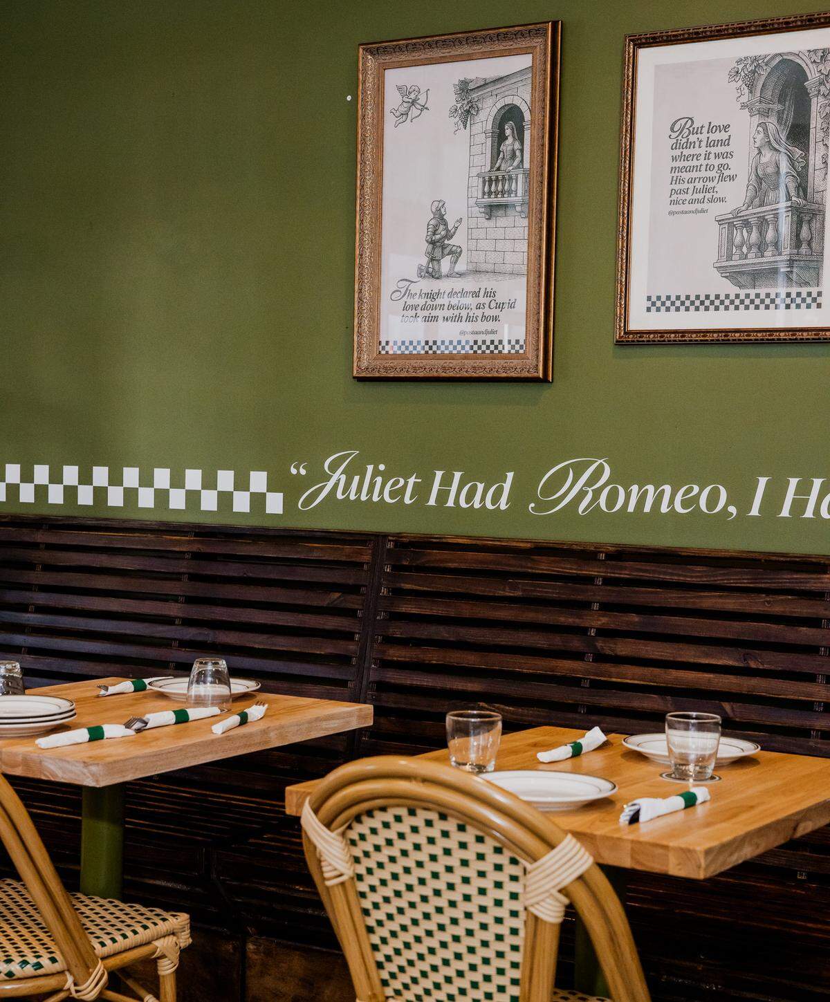 The interior of Pasta & Juliet in Brickell.