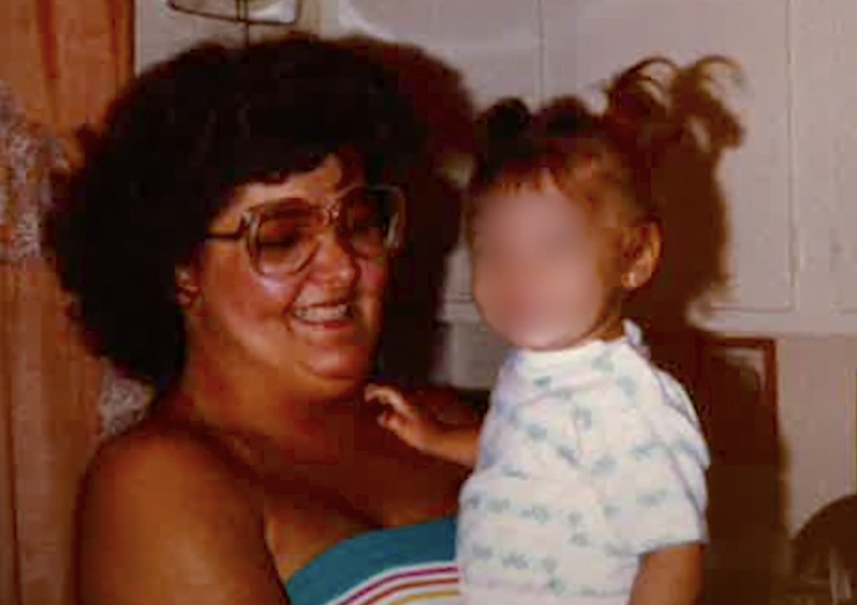 A screenshot from a video showing a photo of Eileen Truppner.