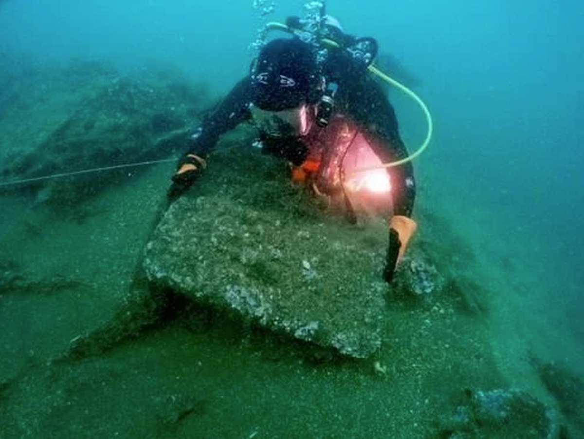 Scientific divers have been able to find wooden structures as well as weapons.