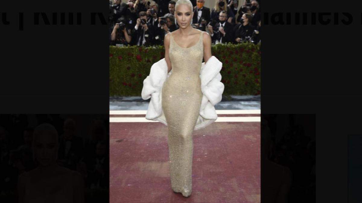 Kim Kardashian attends The Metropolitan Museum of Art’s Costume Institute benefit gala celebrating the opening of the “In America: An Anthology of Fashion” exhibition on Monday, May 2, 2022, in New York. (Photo by Evan Agostini/Invision/AP)