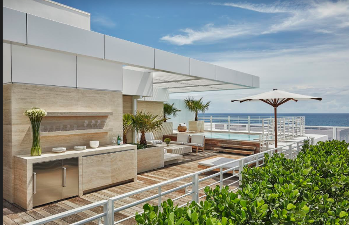 The Four Seasons Hotel at The Surf Club in Surfside was named one of the best hotels in the U.S. by U.S. News & World Report.