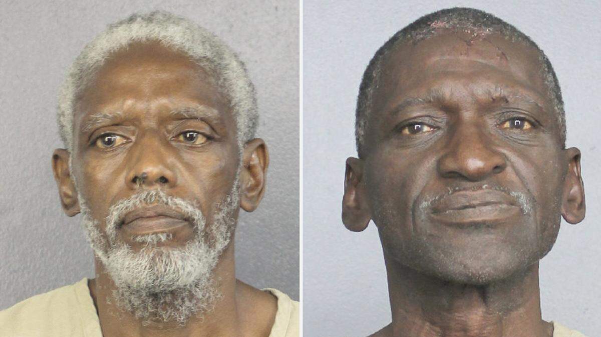 Alfred West, left, and David West, right.