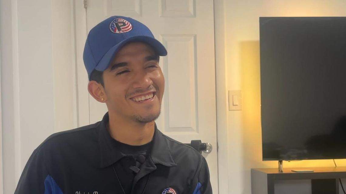 Vinicius Perez, 26, is one of the thousands in South Florida struggling with finding affordable housing.