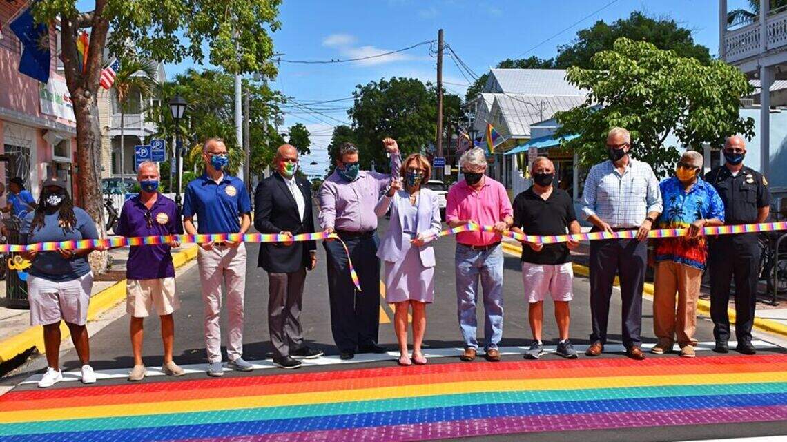 The rainbows are back on Duval Street in Key West, and ‘everybody is welcome’