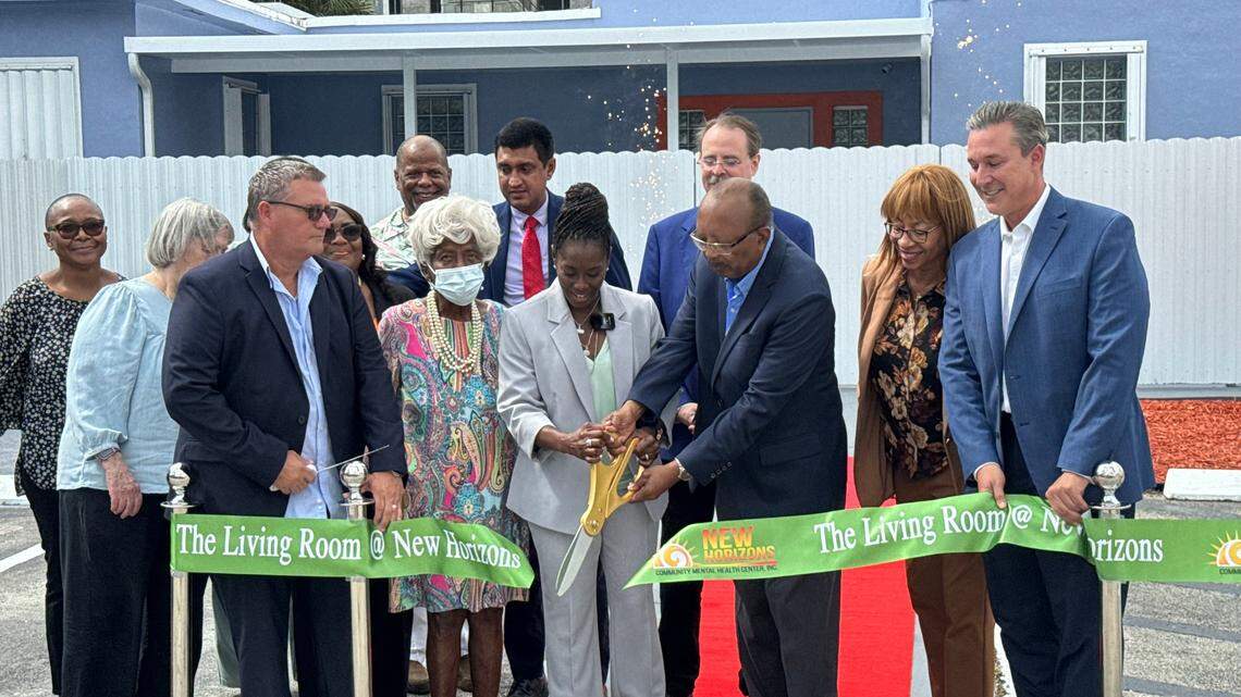 New Horizons Community Mental Health Center in Miami opened a new Living Room facility for those undergoing a mental health crisis. 