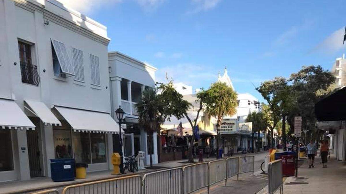 Duval Street was closed off to bikers - and cars - over the weekend as a motorcycle poker run made its way down the Keys.