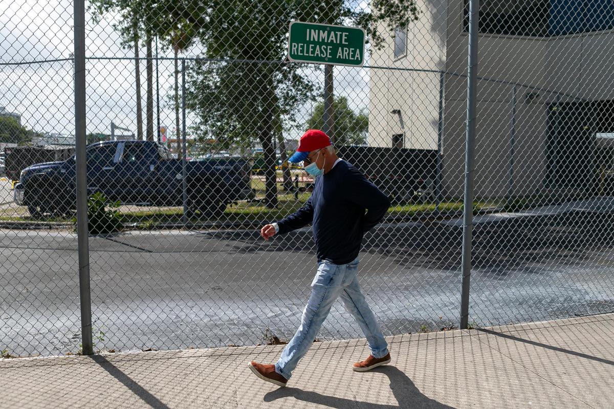 Alexis ‘Alex’ Rodriguez leaves the Turner Guilford Knight Correctional Center in Miami after posting bail on Thursday, March 18, 2021. Rodriguez is facing charges related to his Senate District 37 campaign.