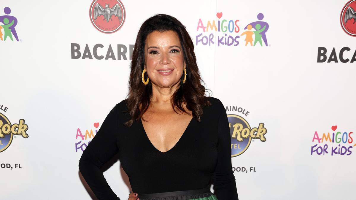 Ana Navarro is seen during Amigos for Kids 2023 night event on Sept 30, 2023 in Miami, Florida.
