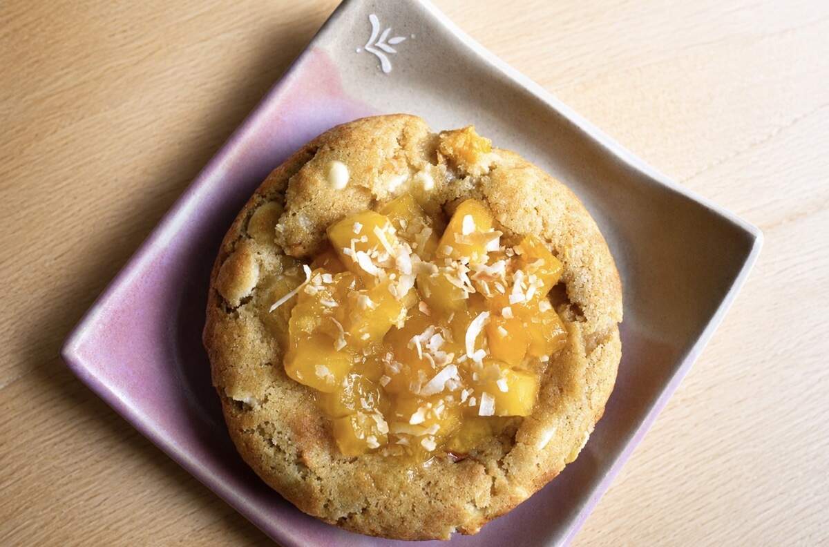 Cafe Nané in Brickell will be selling mango cookies with white chocolate and toasted coconut starting July 15.
