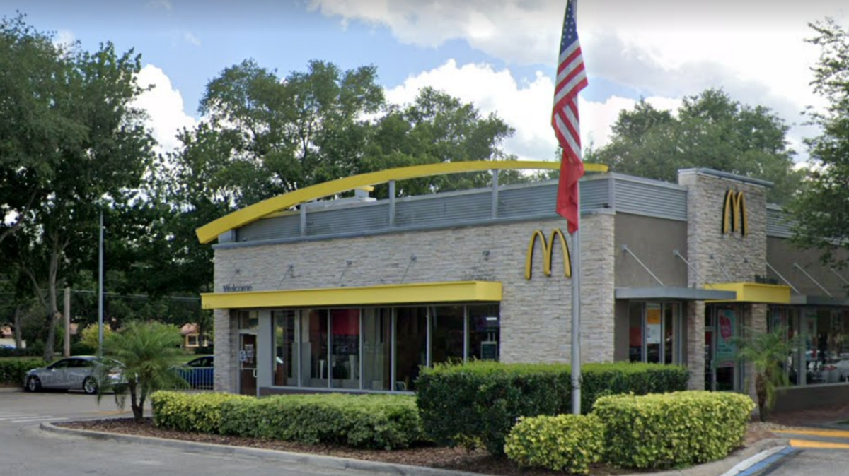 A Florida woman was arrested on Feb. 16 after police say she pointed a loaded gun towards a McDonald’s drive-thru window and attacked a worker inside the restaurant over a free cookie. The store is located at 240 S State Rd. 434, Altamonte Springs, Florida.