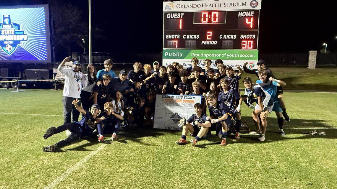 Strong second half moves Downtown Doral boys’ soccer closer to first state title