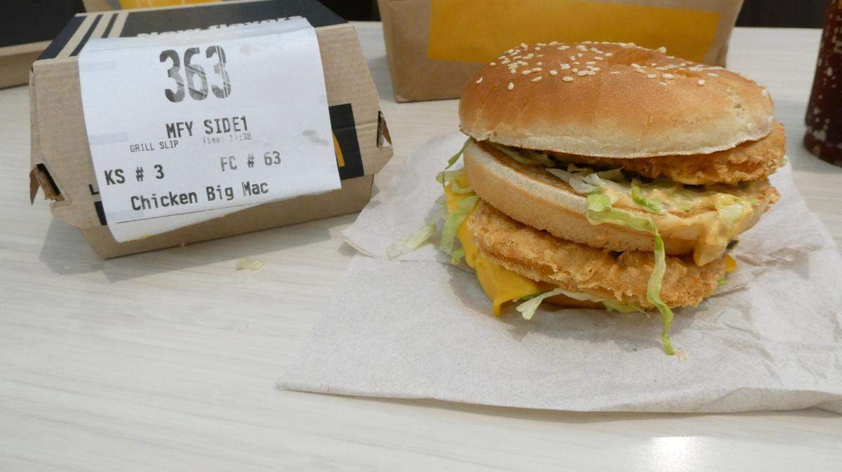 McDonald’s is testing out its new chicken Big Mac in the Miami-area.
