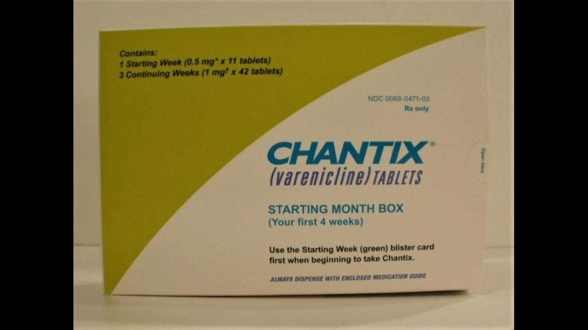 The additional four lots recalled came in Chantix blister packs