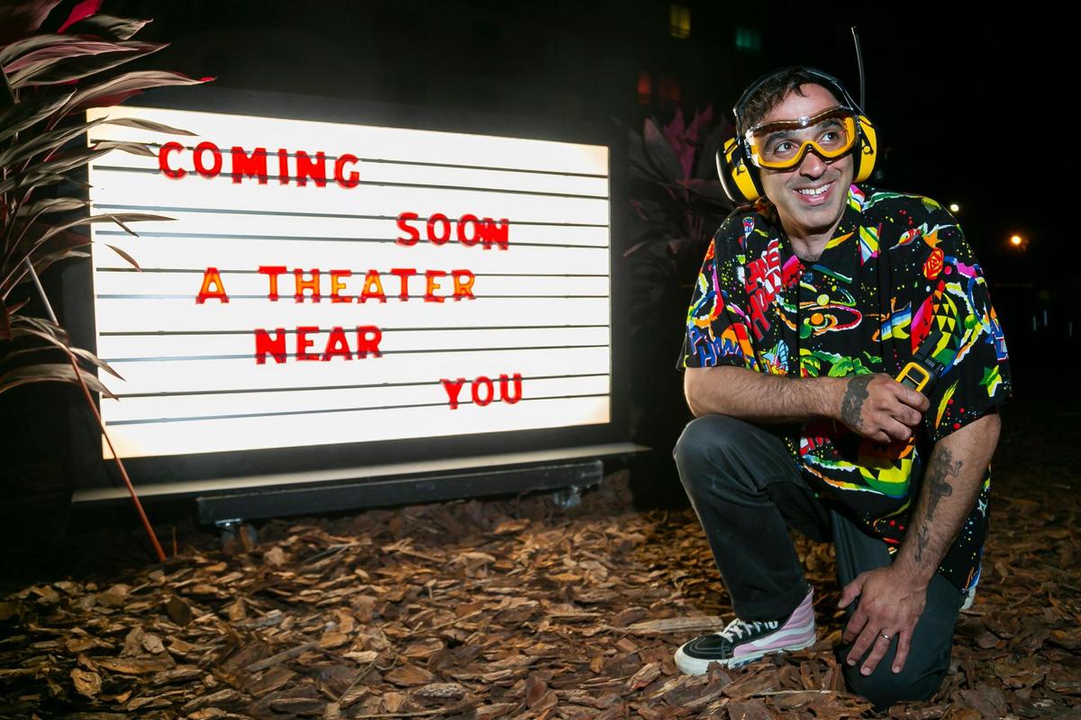 Nayib Estefan, the founder of Nite Owl Drive-In theater, had the idea to start his own drive-in theater 10 years ago.