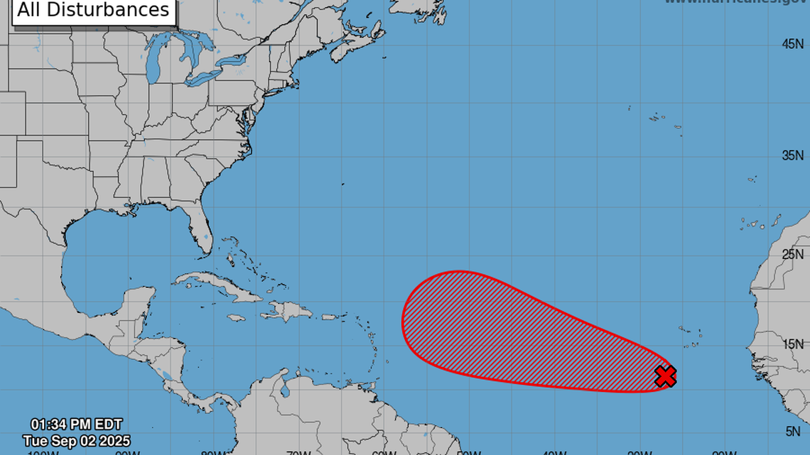 Chances continue to rise for a new system in the Atlantic this week