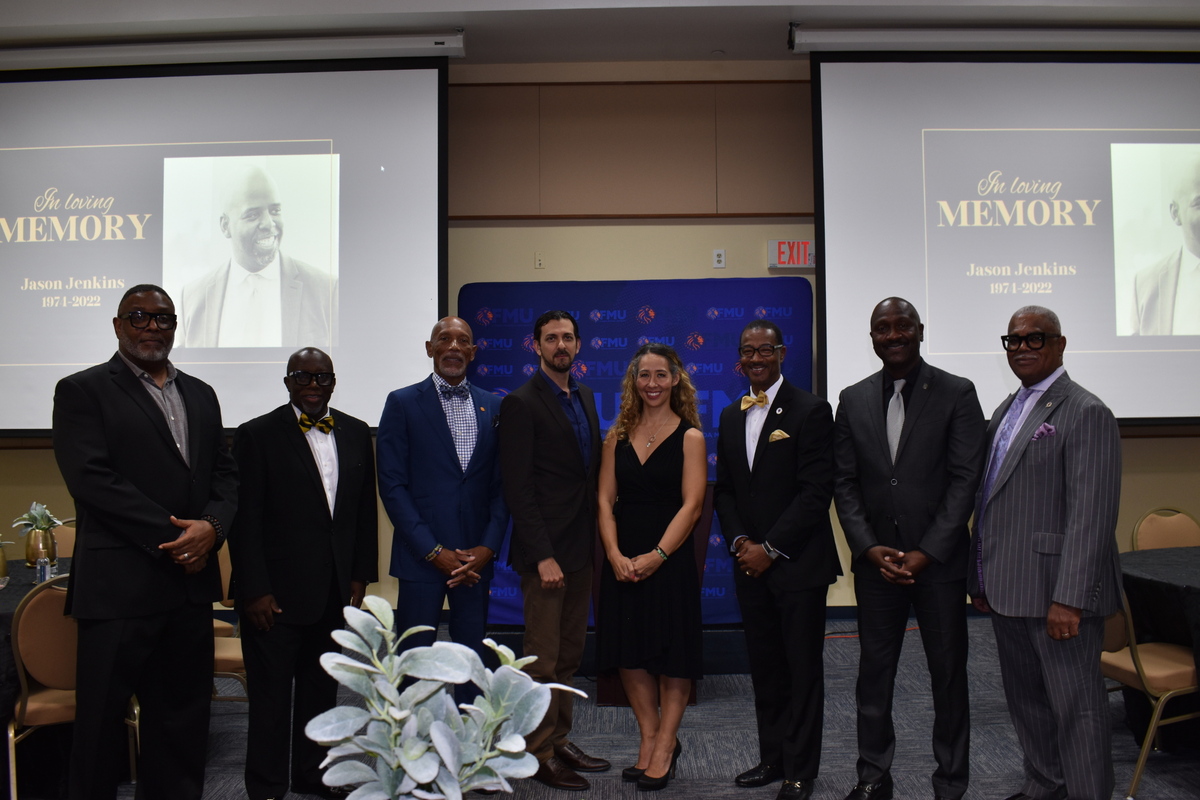 Florida Memorial University and community leaders celebrated the life of Jason Jenkins on Friday at the FMU campus in Miami Gardens. The Miami Dolphins executive and civic leader died in August.