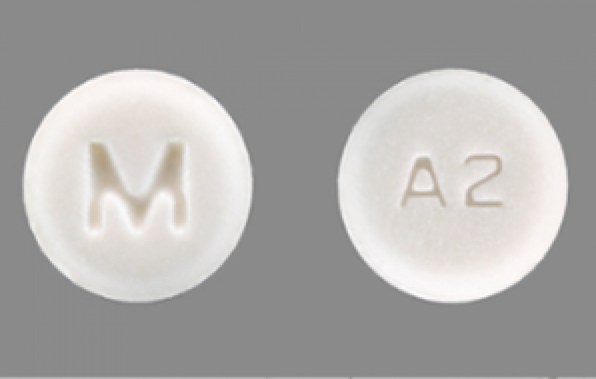 What 25 mg tablets of Atenolol look like.