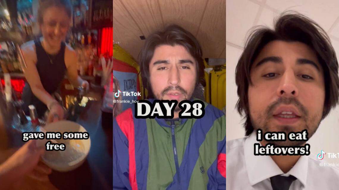 The New Yorker has survived a month - and still has some change in his pocket.