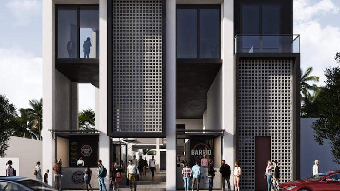 A rendering of the boutique hotel Mr. Krymwood, slated to open in Wynwood in October 2023.