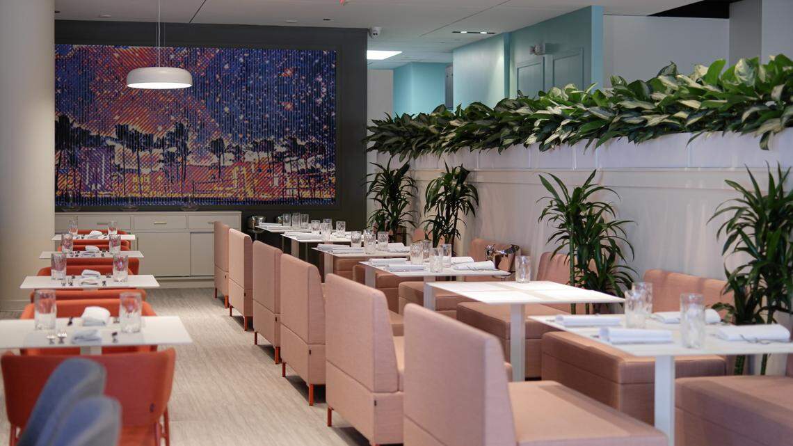 The interior of Tablé by Bachour in the Miami Design District, which is now closed.