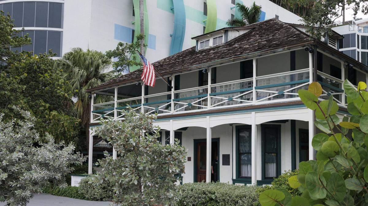Historic Stranahan House Museum sits open during a groundbreaking ceremony on Wednesday, Sept. 17, 2025, in Fort Lauderdale, Fla. The Stranahan House is the oldest surviving building in Broward County and they are adding new space to their campus.