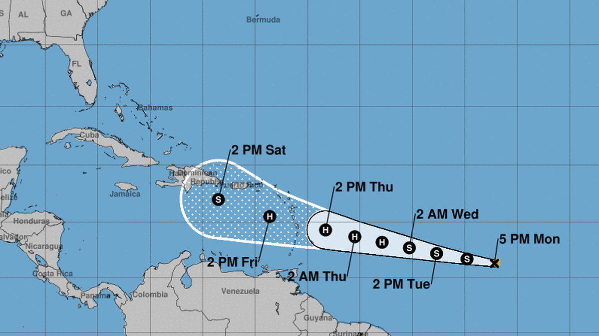 Tropical Storm Bret.
