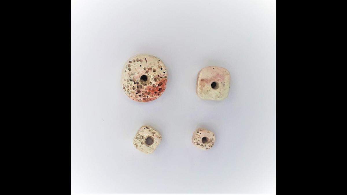 The beads were found to be carved and rounded, either manufactured at the workshop or traded to the town during the rise of Inka political power in the region, researchers said.
