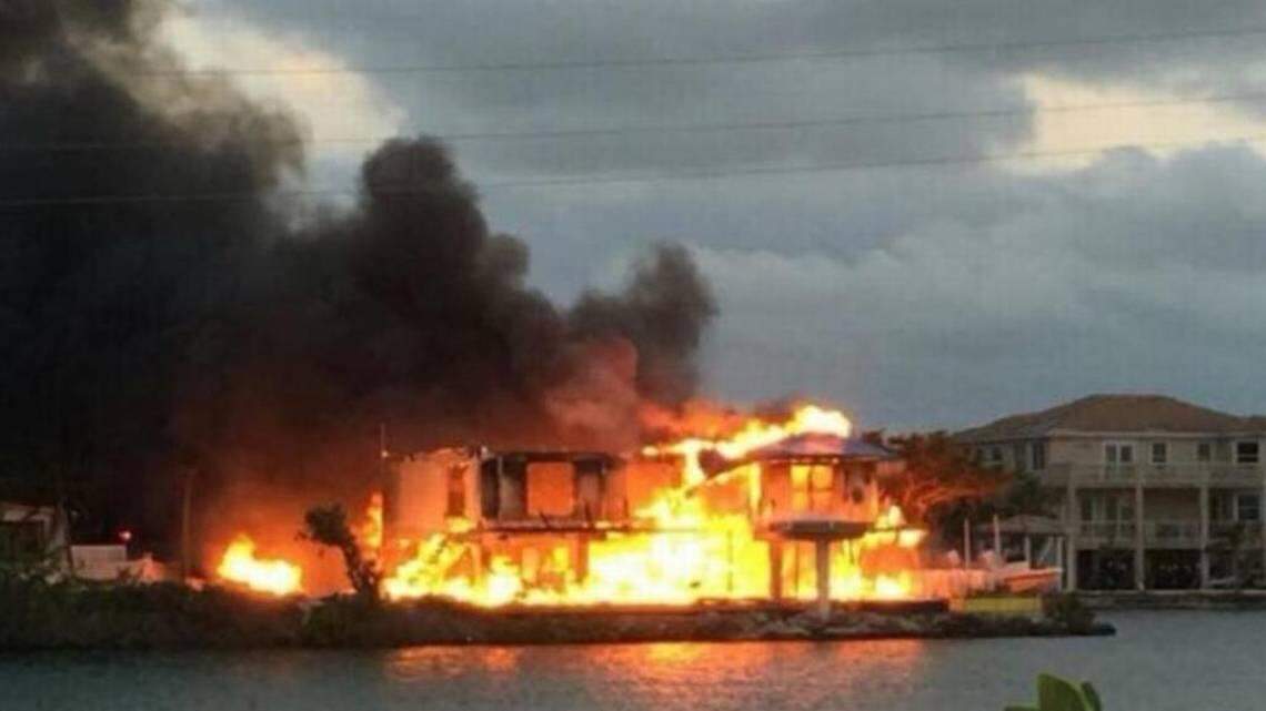 A home on Rockland Key burned down March 12.