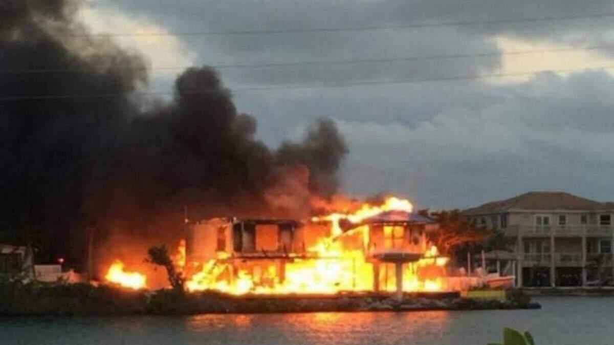 A home on Rockland Key burned down March 12.