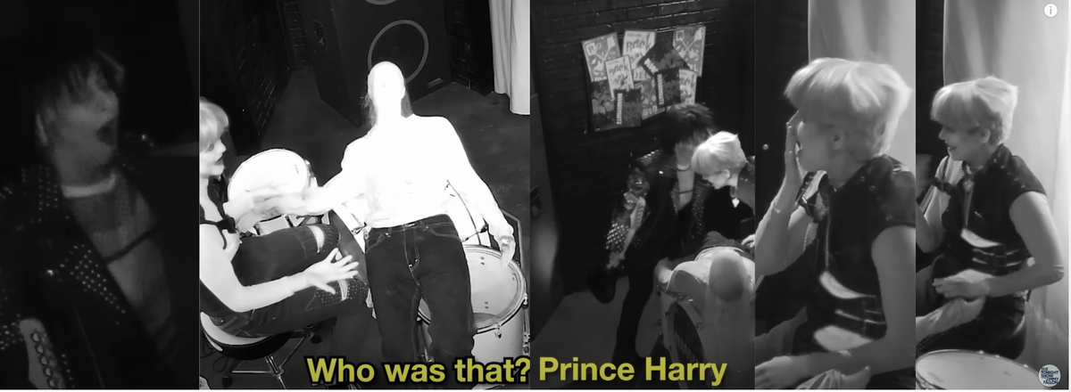 Prince Harry stuns haunted house actors.