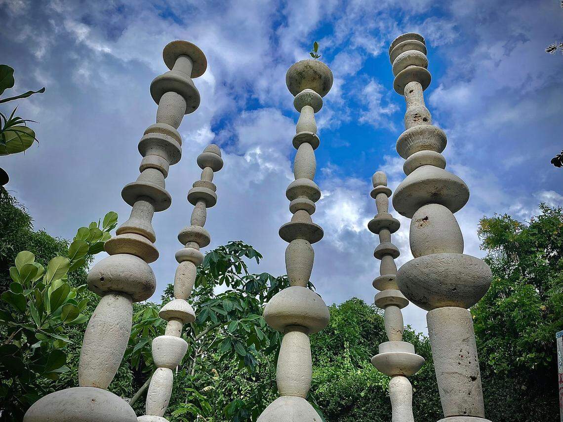 “Wish Towers,” by artists Jaime and Javier Suárez Berrocal, at Vizcaya