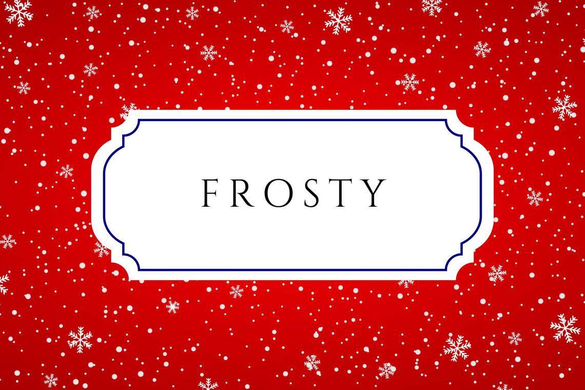 christmas baby names frosty