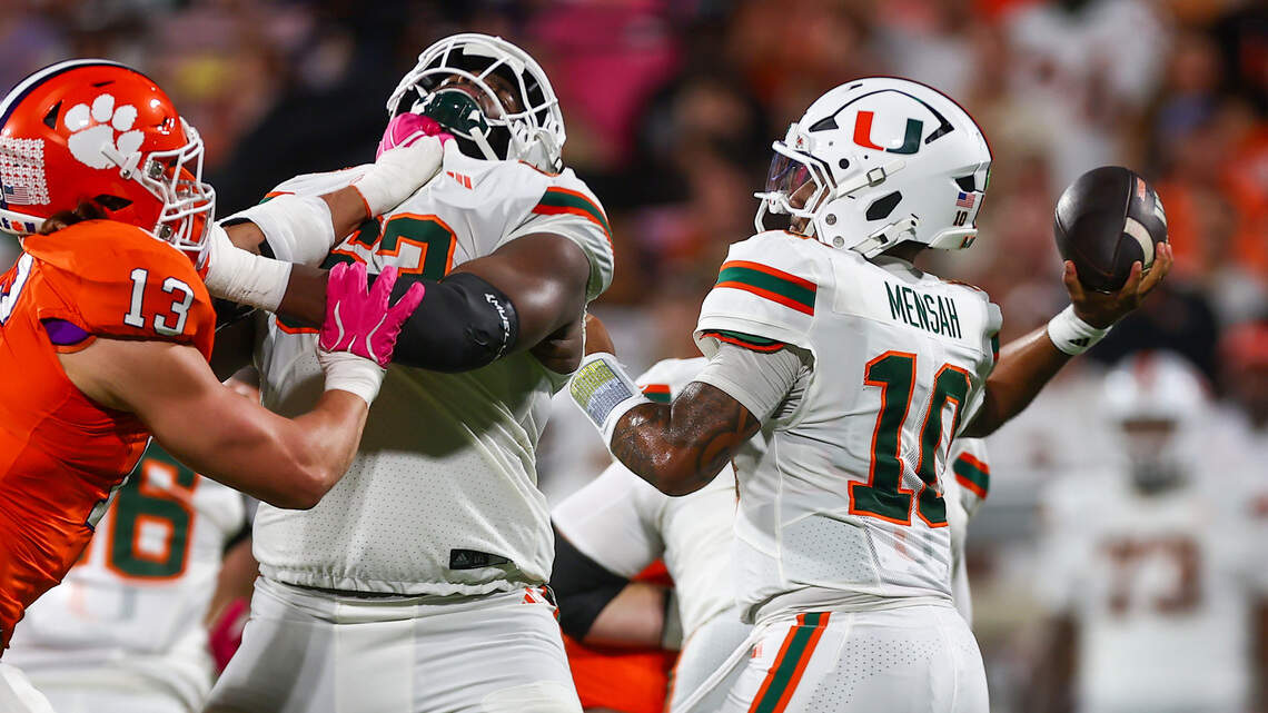 No. 4 Miami Hurricanes handle Clemson Tigers in gutsy win to stay undefeated