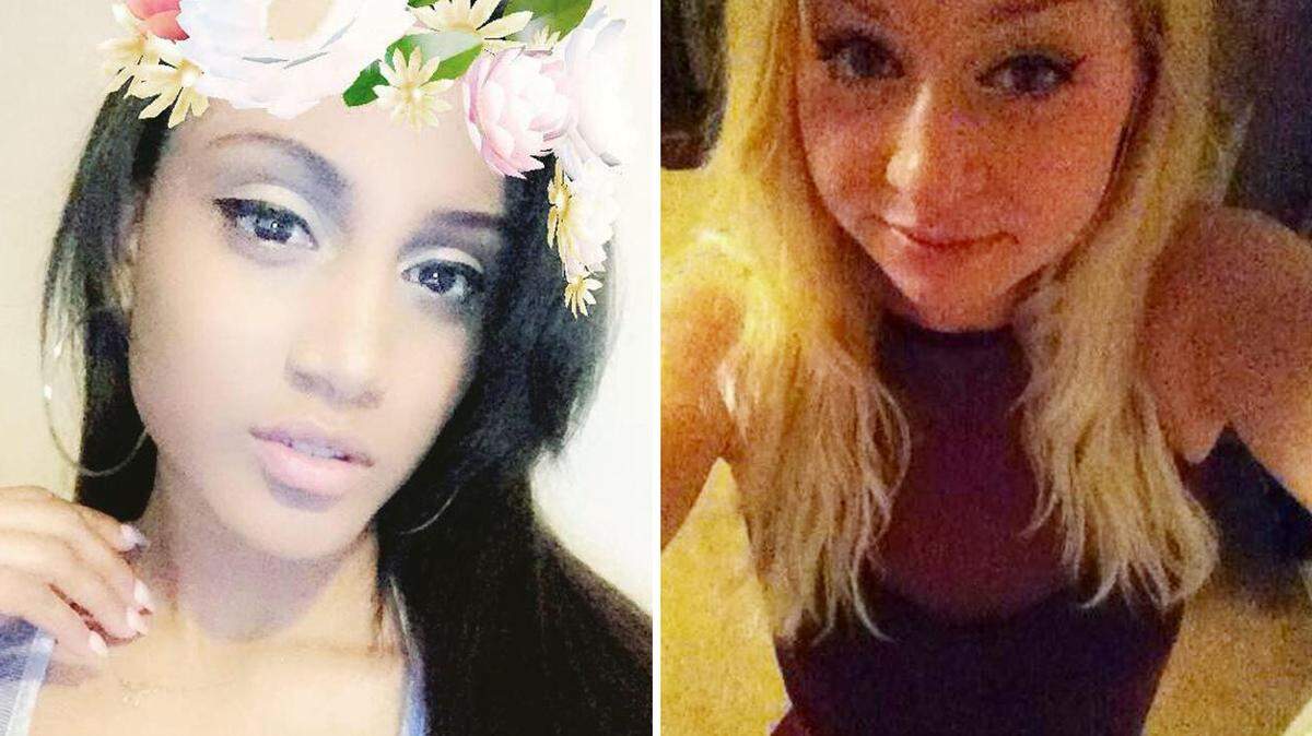 Krysten Disla, left, and Kaylee Marie Heath, right, were killed in an early morning crash.